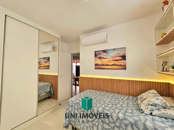 Imagem Vendo apto 2 suítes, tendo 80m² de área lateral, prédio novo com elevador, na Praia do Morro !