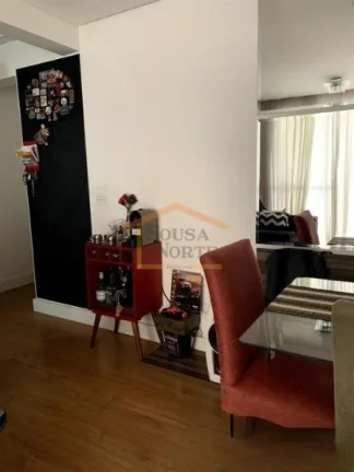 Imagem Apartamento de 60 m² com ambientes integrados, 2 dormitórios, sendo 1 suite, sala de estar e janta...