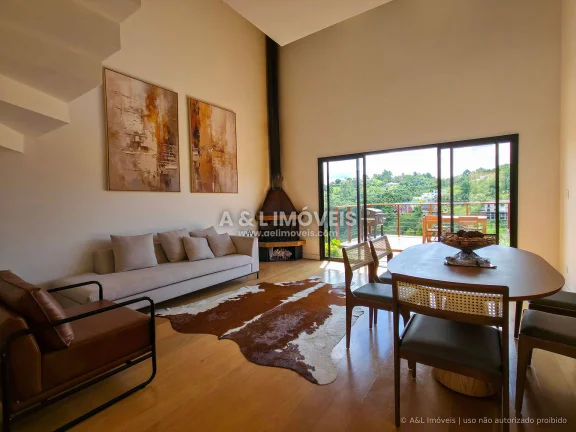 Imagem Casa em Condomínio Campos do Jordão | 4 Suítes Porteira Fechada