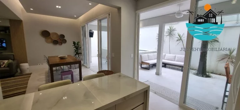 Imagem Casa Temporada Juquehy em Condomínio - com 5 suítes, 1 térrea, 3 vagas, piscina privativa, 150m da praia - Max. 10 pessoas | Juquehy Imobiliária