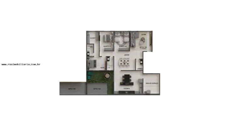 Imagem Apartamento à venda Altiplano em João Pessoa/PB, 2 Quartos