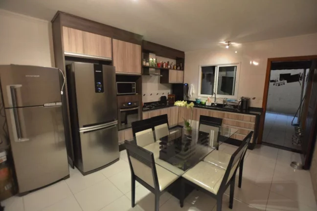 Imagem Sobrado com 3 dormitórios à venda, 132 m² por R$ 640.000,00 - Parque das Nações - Santo André/SP
