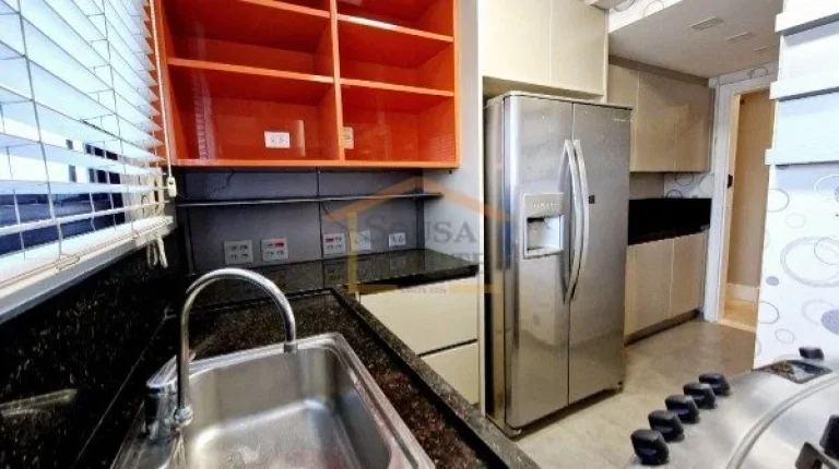 Imagem Apartamento com 158 m², com 3 dormitórios, sendo 3 suítes, hall privativo, sala ampla para dois a...