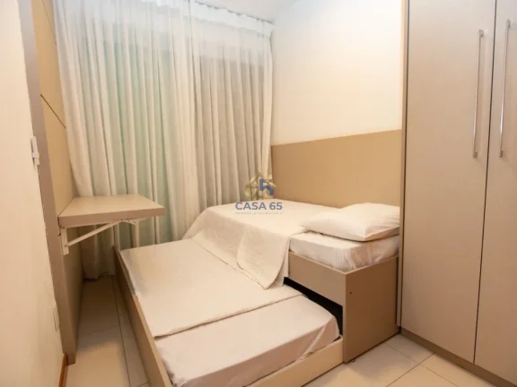 Imagem Apartamento 2 Quartos Mobiliado | Plano Mensal | Completo em Cuiabá