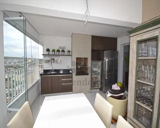 Imagem Apartamento cobertura duplex, com 4 suítes,piscina privativa, sacada com churrasquei