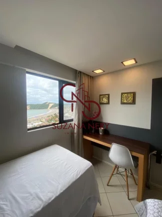 Imagem Flat vista mar mobiliado em Ponta Negra