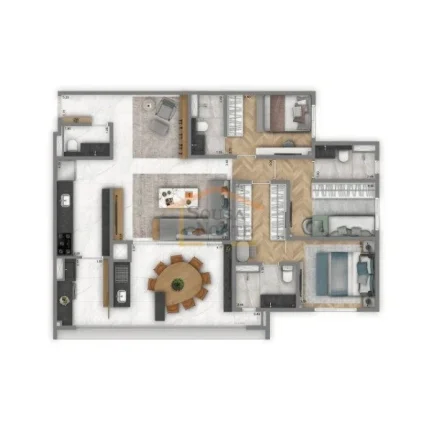 Imagem Apartamento no empreendimento Hectare Anália Franco, de alto padrão, atualmente em fase final de c...