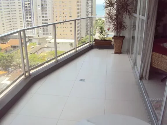 Imagem Praia de Pitangueiras - Altíssimo padrão - Varanda espetacular com vista para o mar - 2 vagas - Lazer - 230 m² úteis.