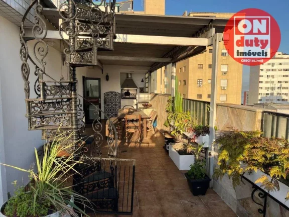Imagem Cobertura com 4 quartos à venda, 361 m² por R$ 3.843.000 - Ponta da Praia - Santos/SP