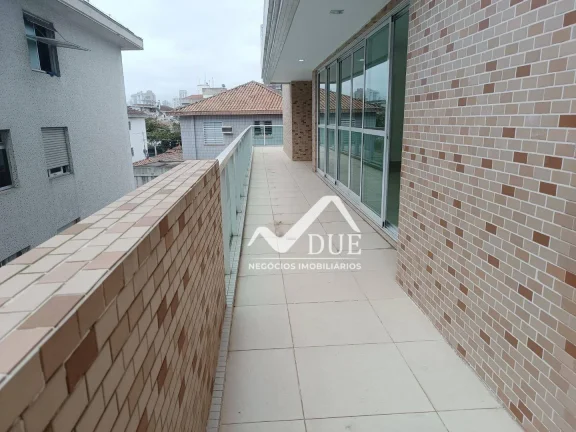 Imagem Apartamento Garden com 3 dormitórios à venda, 200 m² por R$ 1.395.000,00 - Ponta da Praia - Santos/SP