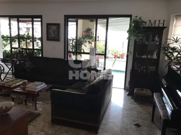 Imagem Lindo apartamento com piscina, andar alto, hall privativo, segurança e privacidade com portaria 24h...