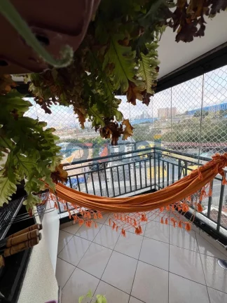 Imagem Apartamento de 2 dorms (suíte), 1 vaga com churrasqueira à carvão no condominio Exuberance Club