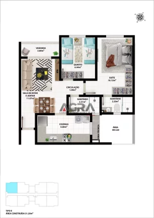 Imagem Apartamento 2/4, Primavera, Vitória da Conquista