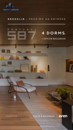 Imagem APTO 4 SUÍTES - 205 a 228m² - UM NOVO CONCEITO DE MORAR, NO BROOKLIN.