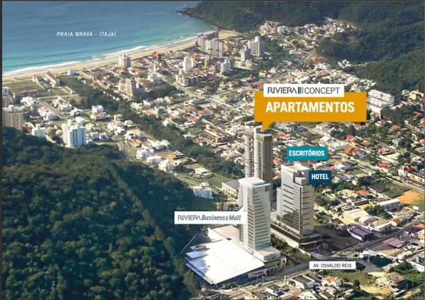 Imagem Apartamento à venda em Itajaí, Praia Brava de Itajaí, com 1 quarto, 47m2
