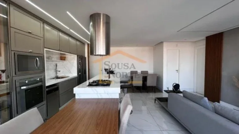 Imagem Apartamento mobiliado, com 1 dormitório, sendo 1 suite, 2 banheiros, varanda gourmet. 
1 vaga de ga...