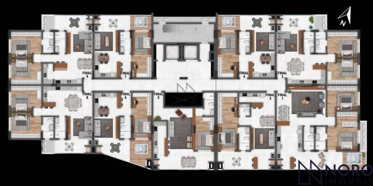 Imagem Apartamento à venda de 1 dormitório perto da UFN