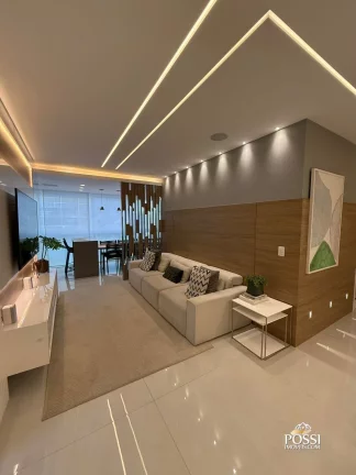 Imagem Apartamento à venda na Praia da Costa com 147m², 3 quartos (2 suítes), 3 vagas, porteira fechada
