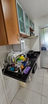 Imagem Apartamento com 47 M², 2 dormitórios, 1 banheiro, sala, cozinha, área de serviços e 1 vaga de ga...