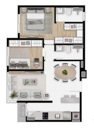 Imagem York - Apartamento à venda no bairro Menino Deus - Porto Alegre/RS