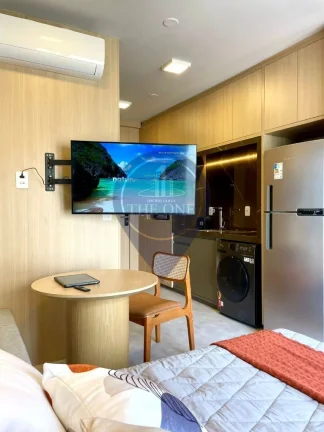 Imagem Studio de Luxo à Venda na Vila Nova Conceição: 1 Quarto, 1 Sala, 1 Banheiro em São Paulo-SP
