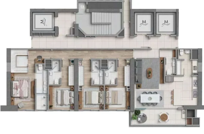 Imagem Apartamento 4 Dormitórios para venda em Balneário Camboriú - SC