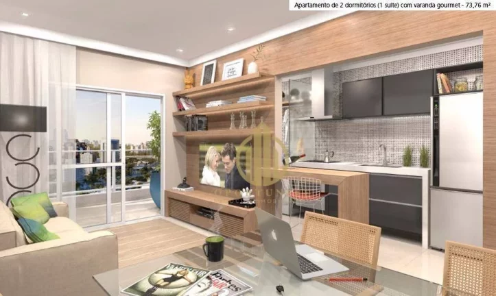 Imagem Apartamento com 2 dormitórios à venda, 71 m² por R$ 475.000,00 - Bonfim Paulista - Ribeirão Preto/SP