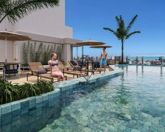 Imagem Flats a apenas 300m da praia do Cabo Branco - FL0934.