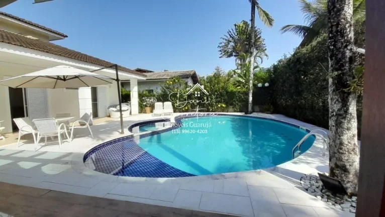 Imagem Casa de Luxo em Condomínio na Enseada - Guarujá-SP: 5 Quartos, 5 Suítes, 2 Salas, 7 Banheiros, 4 Vagas, 350m².