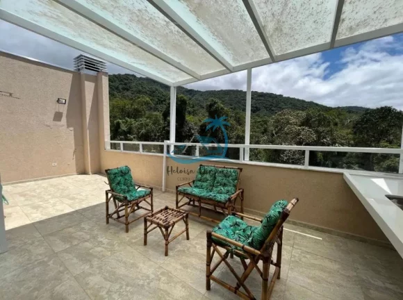 Imagem Vendo Lindíssima cobertura duplex nova com 3 dormitórios, 150 m² nas Toninhas - Ubatuba