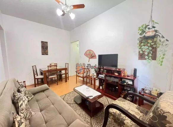 Imagem Apartamento com 2 dormitórios à venda, 75 m² por R$ 385.000 - José Menino - Santos/SP