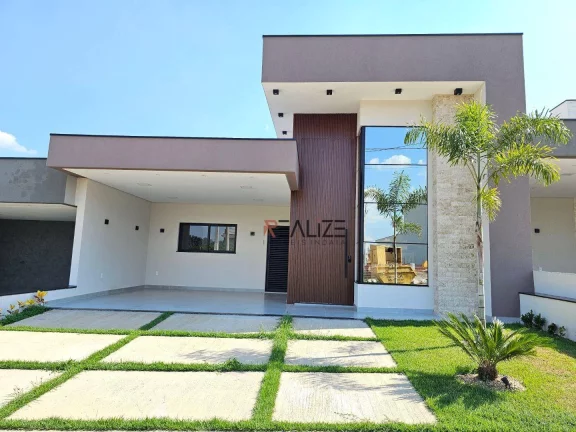 Imagem Casa térrea com 3 suítes e escritório à venda, 205 m² por R$ 1.600.000 - Condomínio Residencial Evidências - Indaiatuba/SP