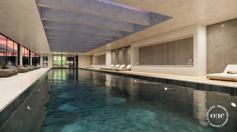 Imagem Arquitetura contemporânea, piscina coberta, praça externa inédita em uma localização exclusiva,...