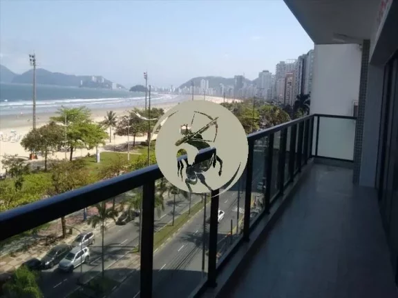 Imagem MARAVILHOSO APARTAMENTO FRENTE A PRAIA COM VISTA PANORAMICA NA PRAIA DO BOQUEIRÃO EM SANTOS. APARTA...