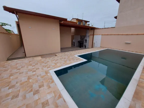 Imagem Casa para Venda em Itanhaém, Balneário Gaivota, 3 dormitórios, 1 suíte, 2 banheiros, 3 vagas
