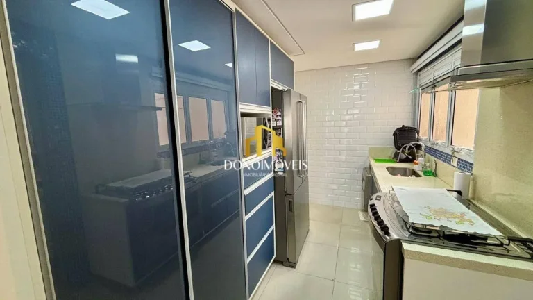 Imagem Apto venda 3 dorm vista piscina andar alto, 123m Cond Domo Life Centro SBC