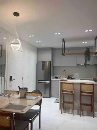 Imagem Apartamento com 2 dormitórios sendo 1 suíte e 1 vaga de garagem em Governador Celso Ramos/SC