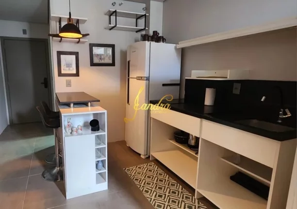 Imagem Apartamento loft(JK) com box e infra Mobiliado e decorado