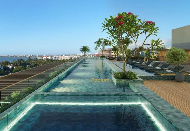 Imagem Flats com varanda e sacada excelente localização a 220m da praia do Bessa - FL0219