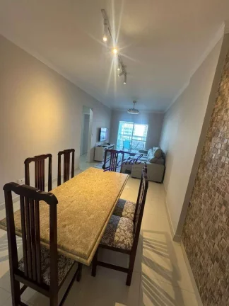 Imagem Apartamento com 3 dormitórios à venda, 136 m² por R$ 810.000 - Guilhermina - Praia Grande/SP