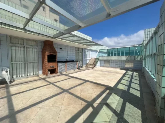 Imagem Cobertura com 4 dorms, Caiçara, Praia Grande - R$ 995 mil, Cod: 806