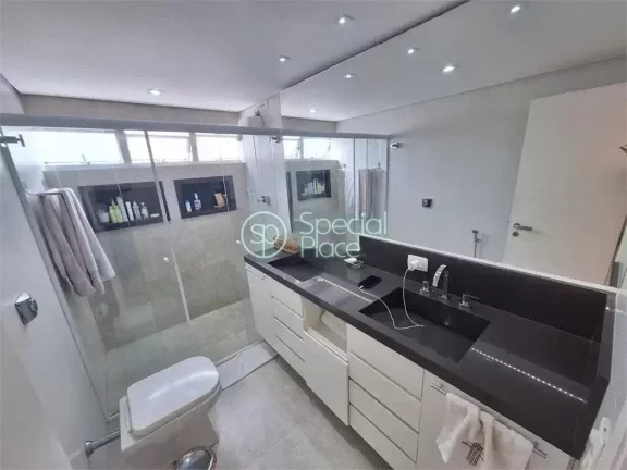 Imagem Ótimo apartamento em Moema Índios - Área: 164m² metros - Living com varanda e sala de jantar - L...