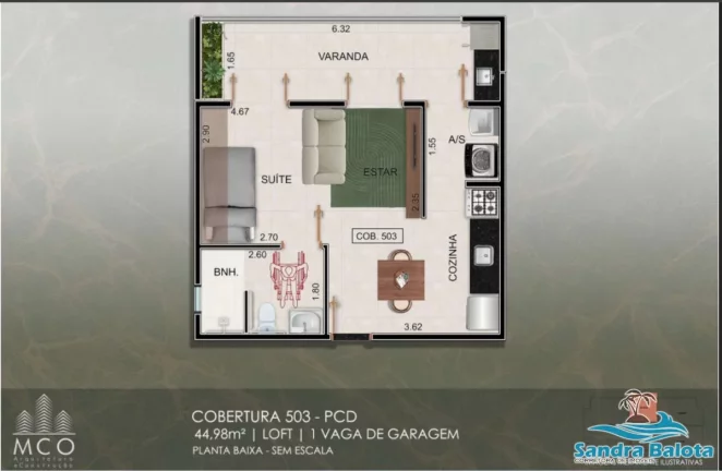 Imagem Lofts e apartamentos no centro de Ubatuba