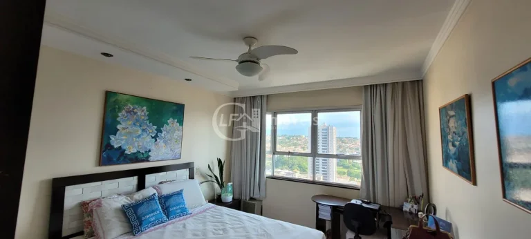 Imagem Espaçoso apartamento de luxo com 4 quartos e 2 suítes no coração de Campo Grande-MS - Centro!