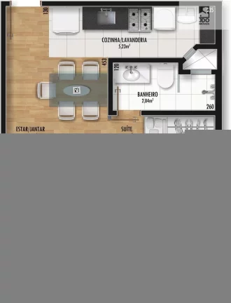 Imagem Apartamento a Venda no bairro Rebouças - Curitiba, PR