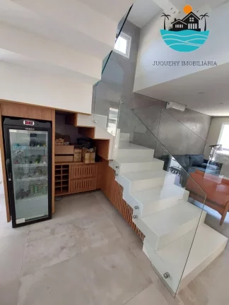 Imagem Casas para Alugar Temporada Juquehy - (Canto direito) pertinho da praia, 5 suítes, piscina aquecida, sauna, máx. 12 pessoas | Juquehy Imobiliária