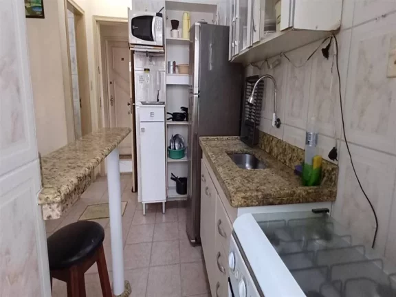 Imagem Apartamento com 1 dorm, Mirim, Praia Grande - R$ 225 mil, Cod: 2663