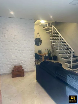 Imagem Sobrado à venda em Santo André, Jardim Santo Antônio, com 3 quartos, 123m2