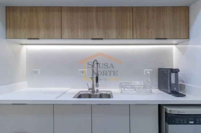 Imagem Sobrado moderno e super completo, com 144 m² muito bem distribuídos. Conta com cozinha, sala de es...