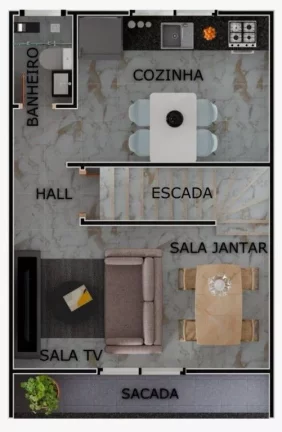 Imagem Casa em condomínio à Venda em Maracanã, Praia Grande - SP